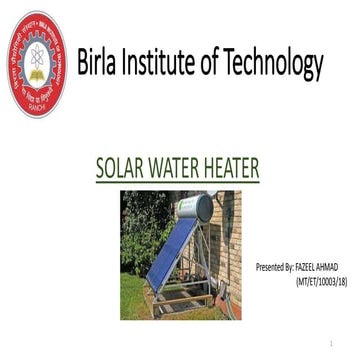Solar water