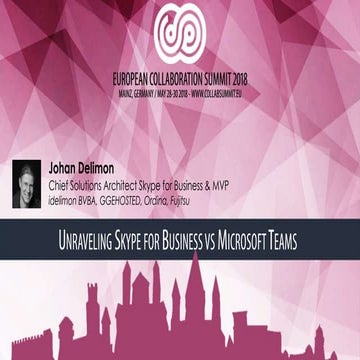 [Delimon] Unraveling Teams vs Skype for Business