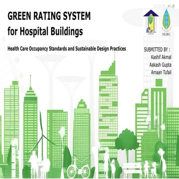 Comprehensive Green Rating System for Sustainable Hospital Buildings | PPTX
