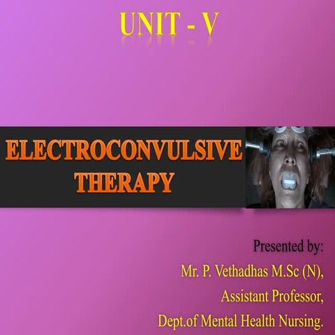 Electro convulsive therapy