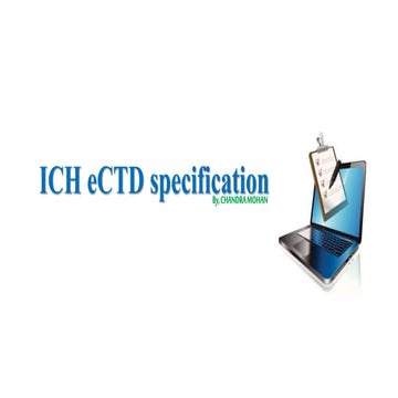 ICH eCTD specification