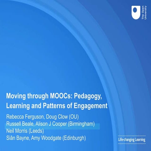Moving through MOOCs