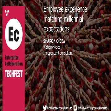 Employee experience matching millennial expecations