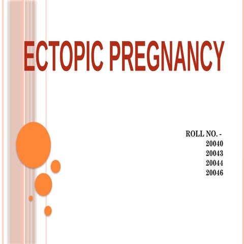 ectopic pregnancy its clinical features diagnosis and management.
