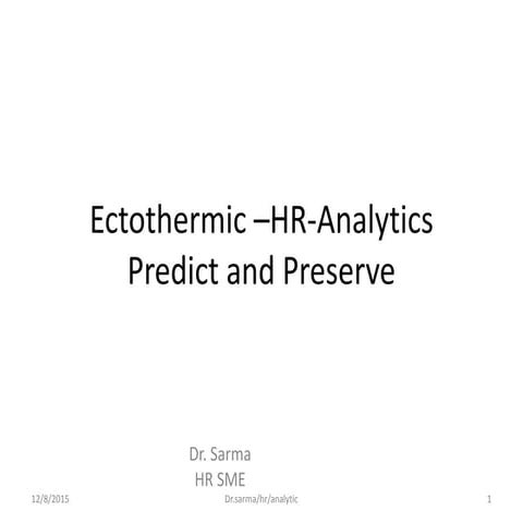 Human capital  analytic