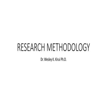ECU400 ECU400 Research methodology kenyatta university