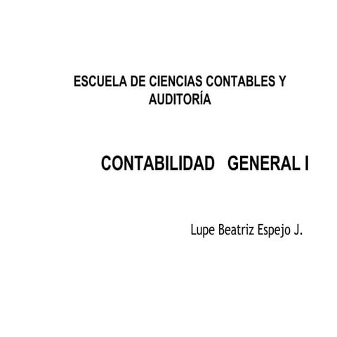 Ecuación contable