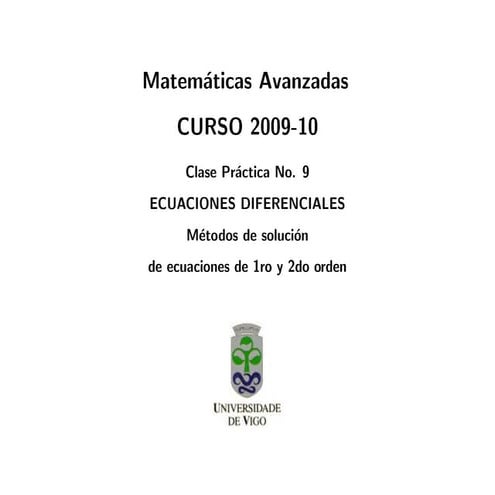 Ecuacion de clairaut