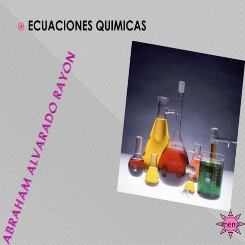 Ecuaciones quimicas