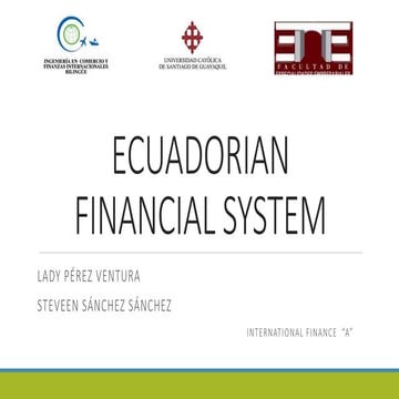 Ecuadorian financial system