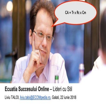 Ecuatia Succesului Online - Ecuatia Comertului Online