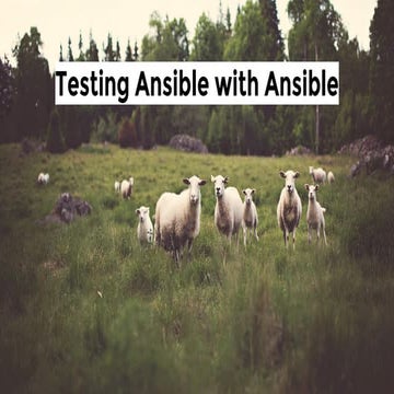 Ansible testing
