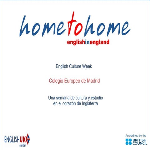 English Culture Week para 1º ESO