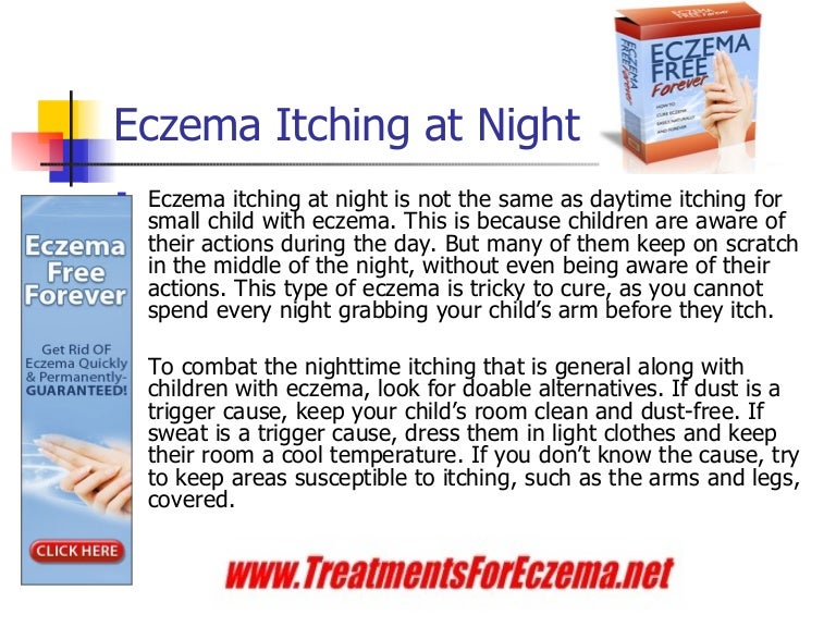 Eczema itching at night