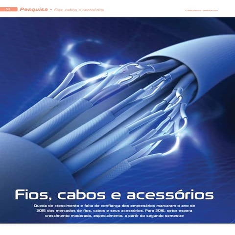 Pesquisa - Fios, cabos e acessórios [Revista O Setor Elétrico - Edição 120]