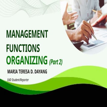 ED-320-REPORT-MANAGEMENT-FUNCTIONS Lesson in School Governance and Institution
