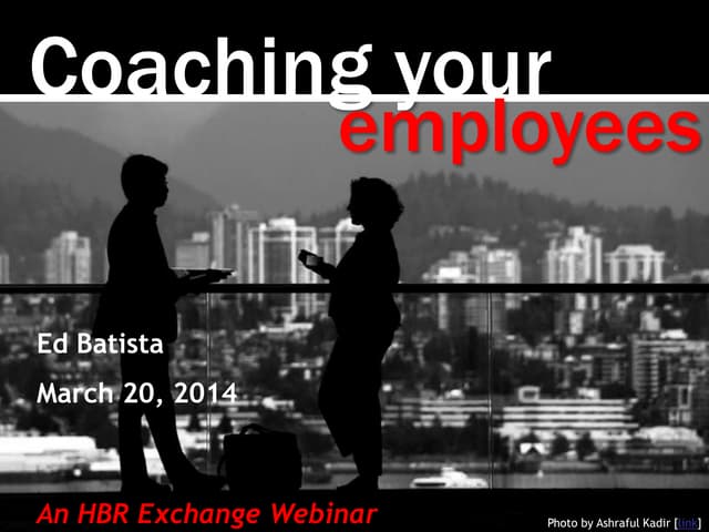 Coaching Your Employees, March 2014