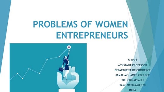 Challenges Faced By Women Entrepreneurs In India | PPT