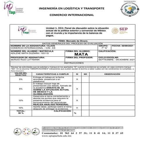 Ed1. panel de discusión sobre la situación actual de la política exterior y c...