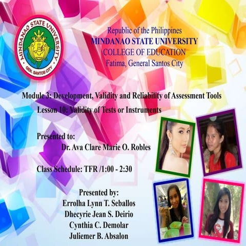 Ed 103 Module 3 Lesson 10