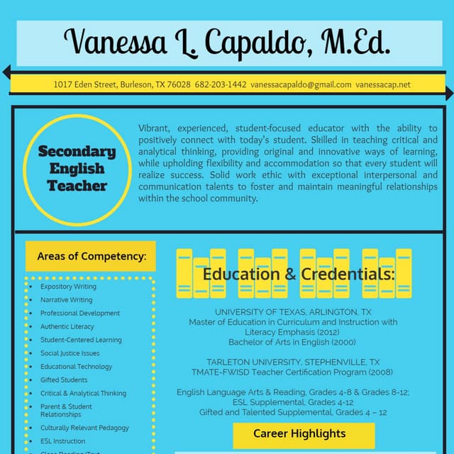 Resume Infographic
