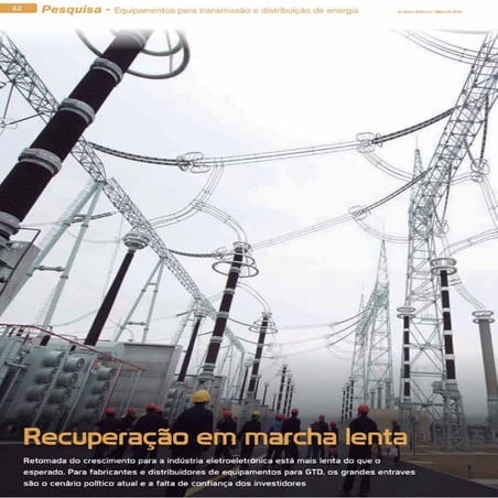 Pesquisa - Equipamentos para transmissão e distribuição de energia