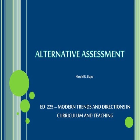 Alternative Assessment