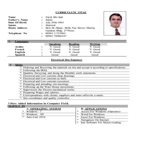 F Bryce CV | DOC