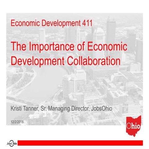 Economic Development 411 | 2016 | Collaboration