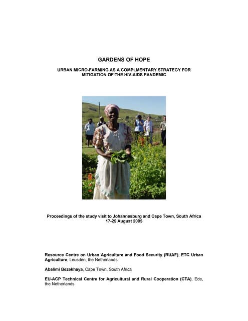 Gardens of Hope: Urban Micro-Farming