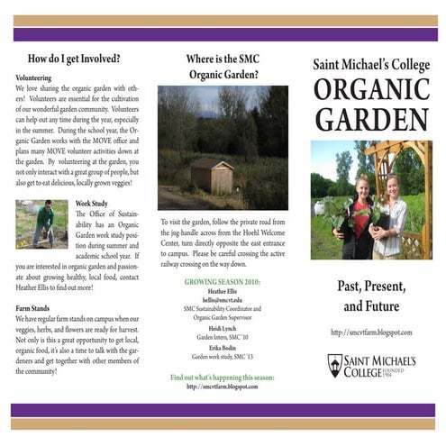 Saint Michael's College Organic Garden
