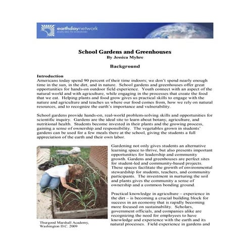 12 Benefits and Trends of School Kitchen Gardens for Students in 2026 | PDF