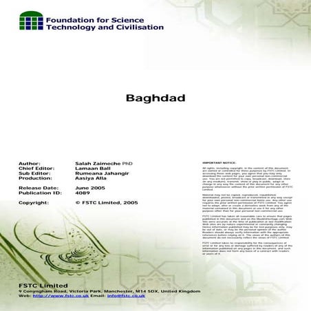 Baghdad Scholars