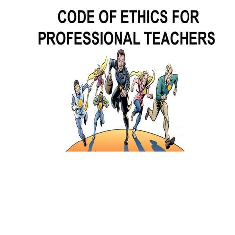 CODE OF ETHICS FOR TEACHERS | PPTX