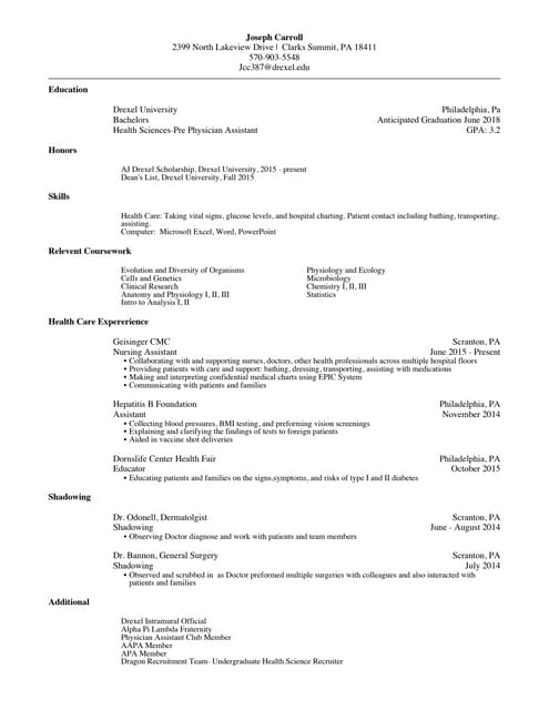 cliffs resume resume co