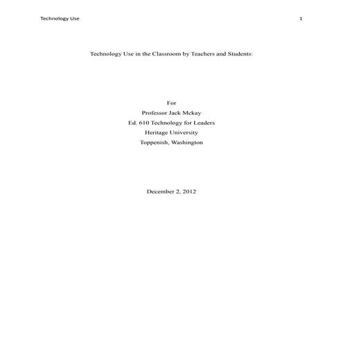 Ed 610 survey analysis report i