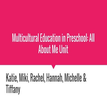 Ed across cultures final project presentation