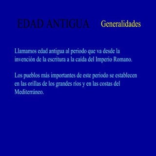 Edad Antigua