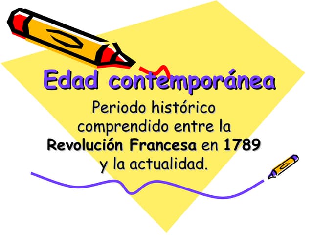 Edad contemporánea