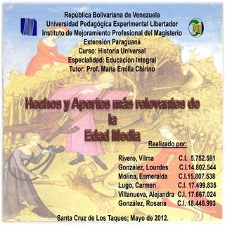 Edad Media Cuadro Resúmen