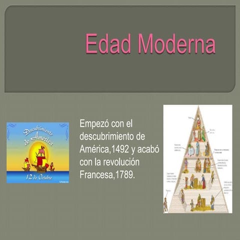 Parte VI: Edad moderna
