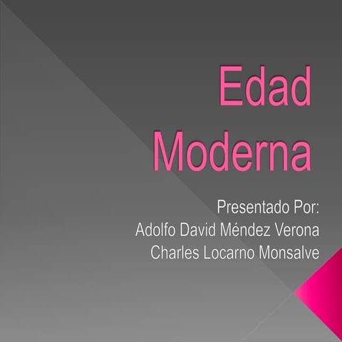 Edad moderna