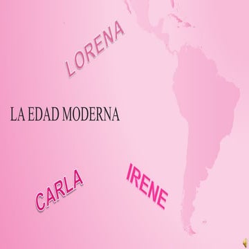 La Edad Moderna