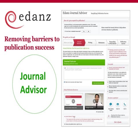 Edanz Journal Advisor
