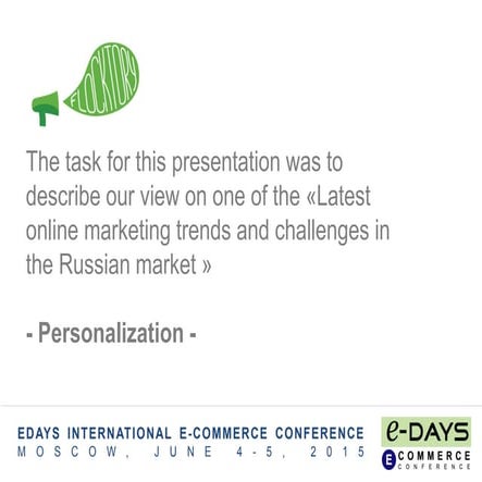 Ilja Eisen - Latest online marketing trends and challenges in the Russian market