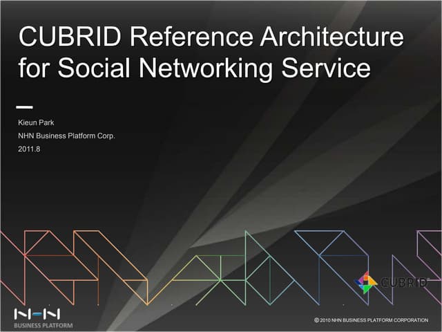CUBRID Features Optimized for Social Networking Services