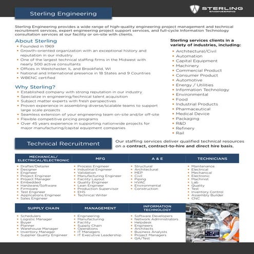 Sterling Engineering & IT