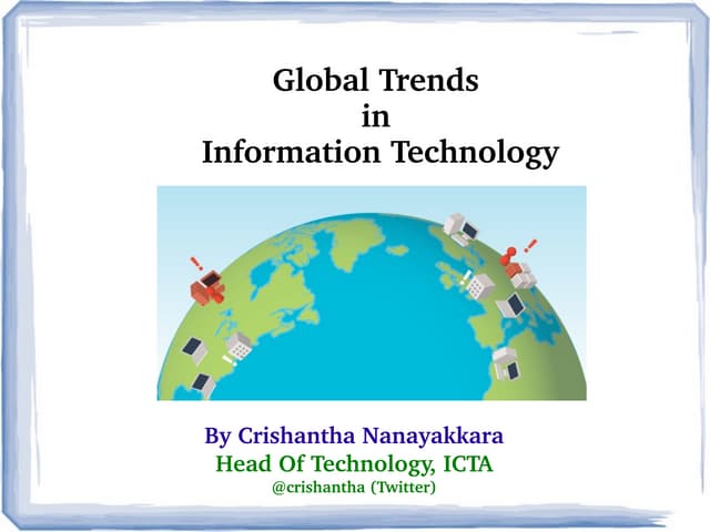 Modern Trends in IT