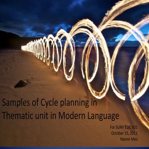 Edc601 naomi samples of thematic and cycle planning in ml