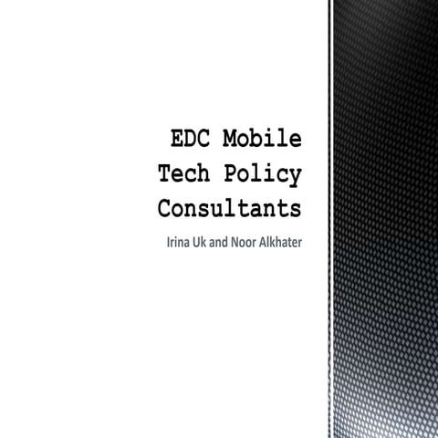 Edc aup research project presentation slides